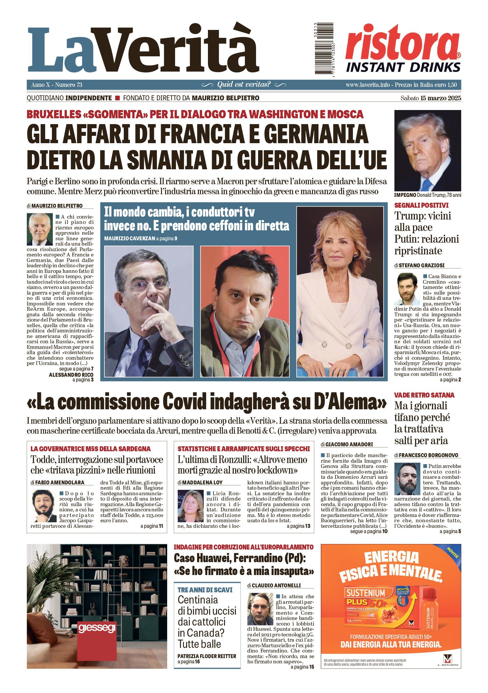 Oggi in edicola