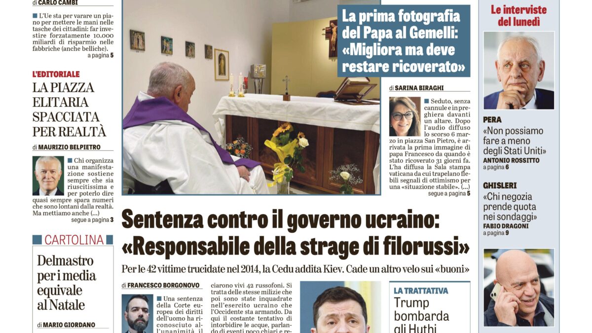 Oggi in edicola