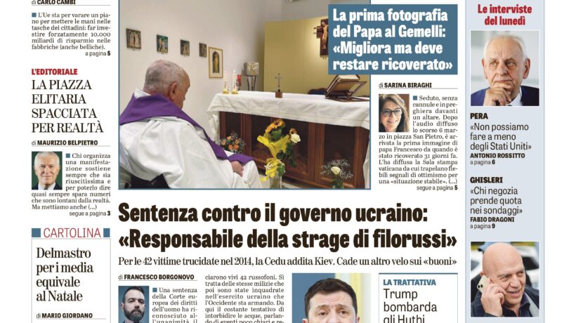 Oggi in edicola