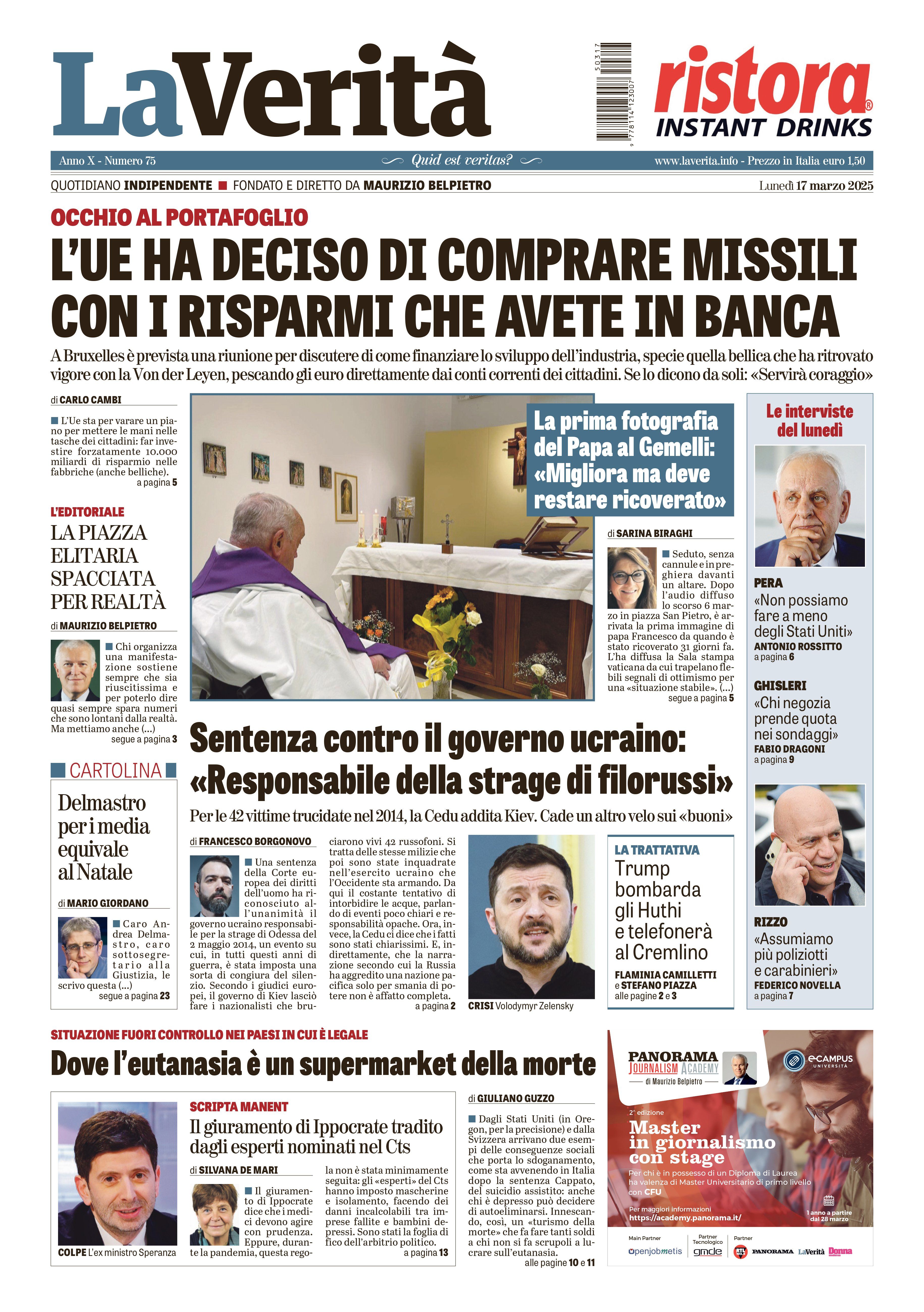 Oggi in edicola