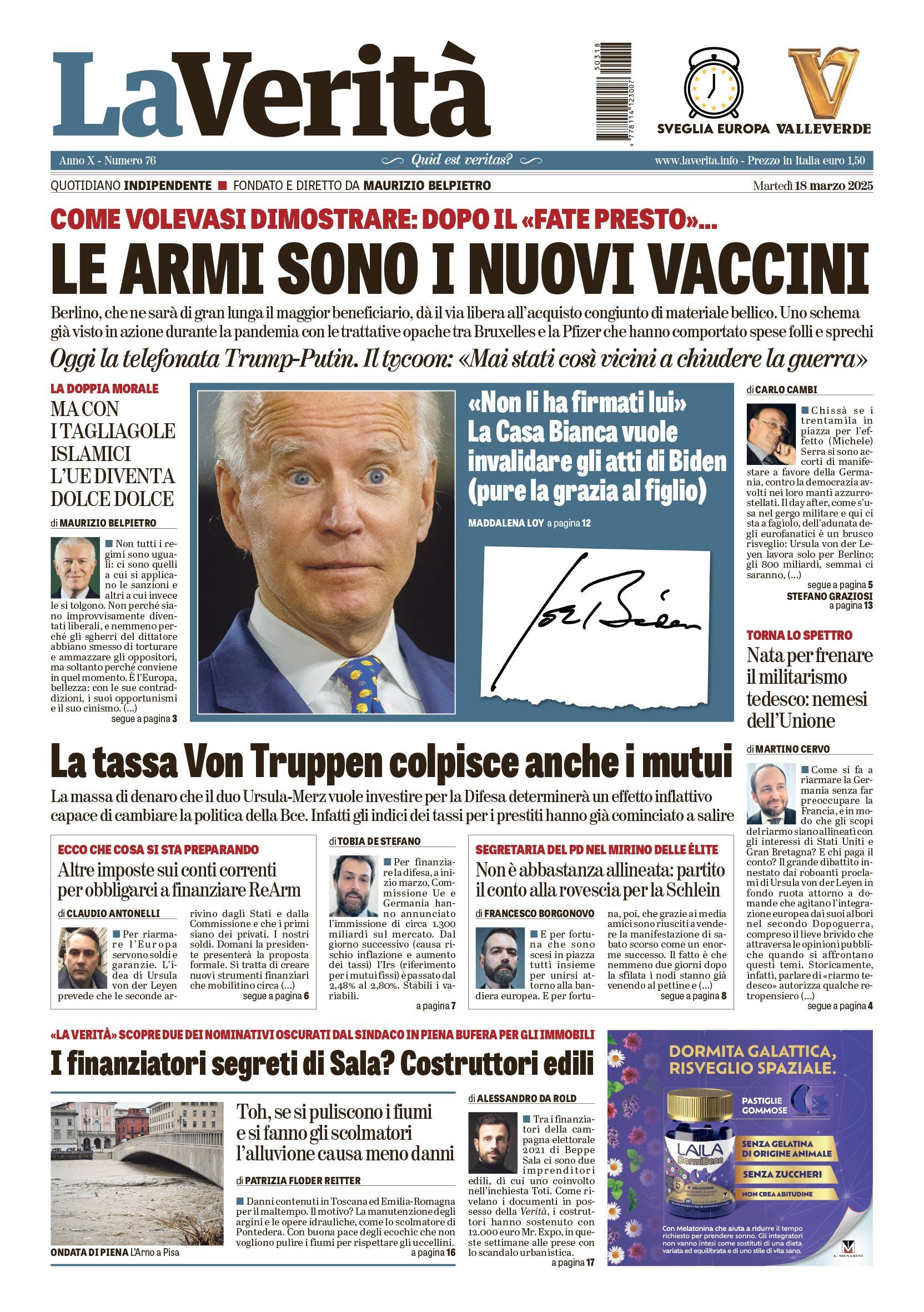 Oggi in edicola