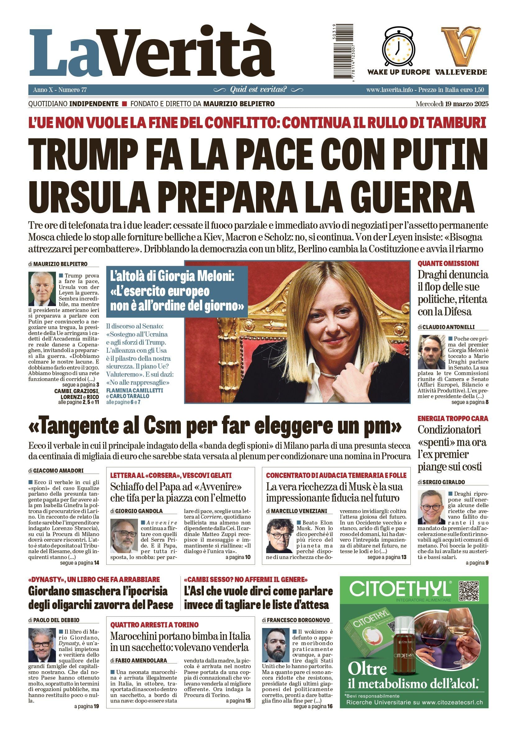 Oggi in edicola