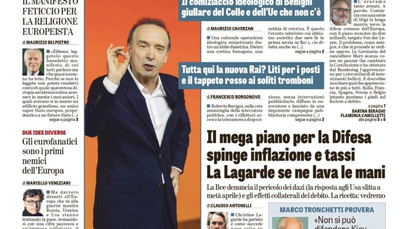Oggi in edicola