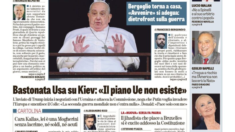 Oggi in edicola