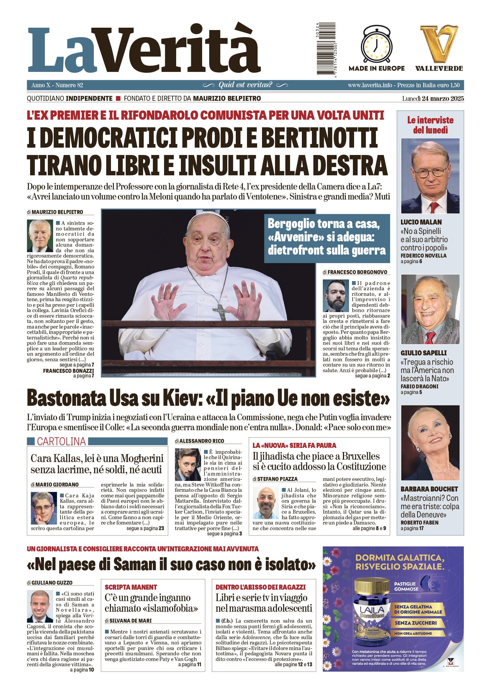 Oggi in edicola