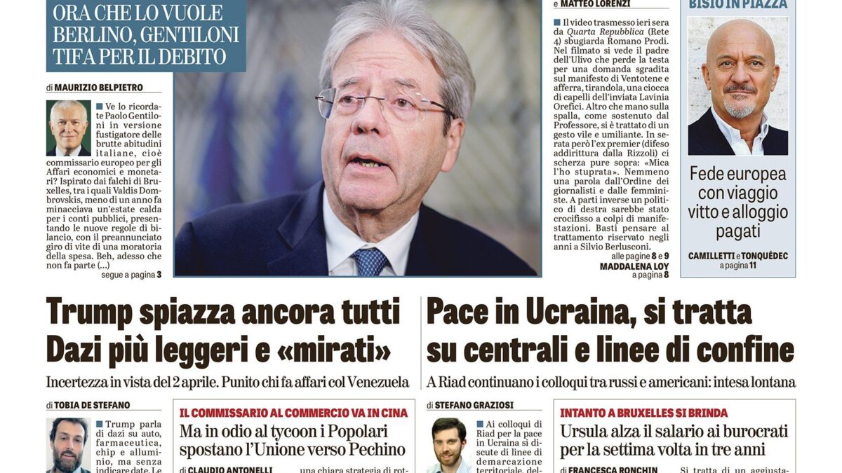 Oggi in edicola