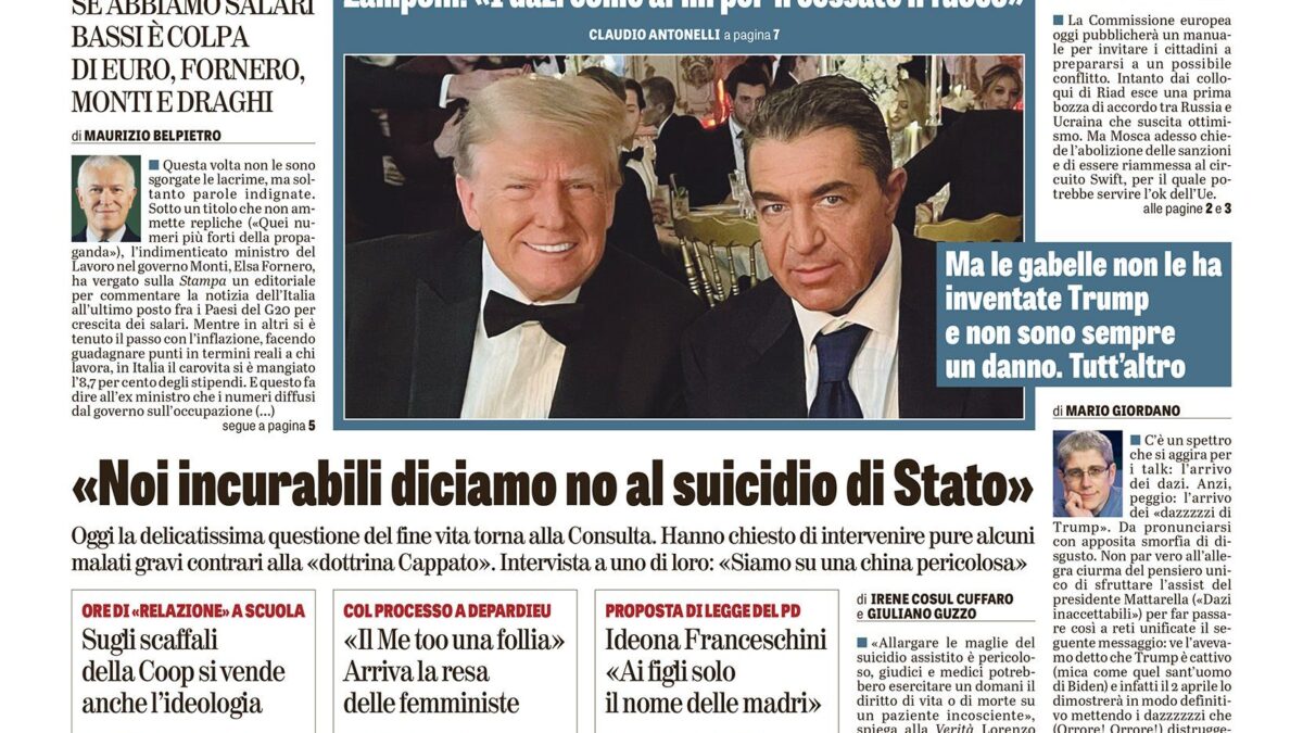 Oggi in edicola