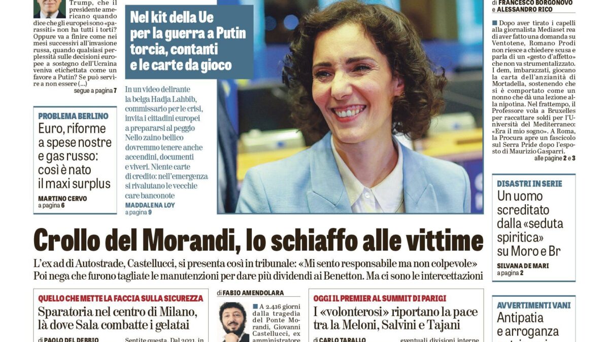 Oggi in edicola