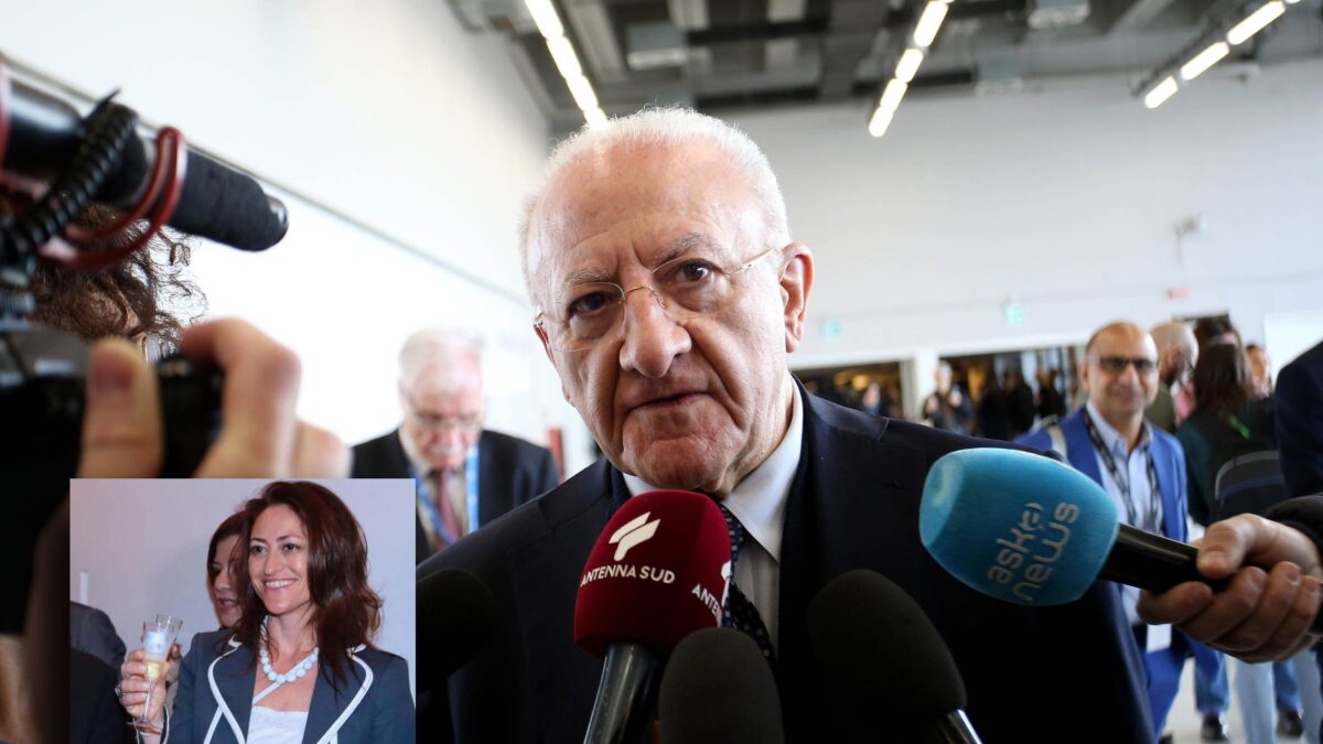 La compagna di De Luca a processo. Lui sbaglia contratto a 600 persone