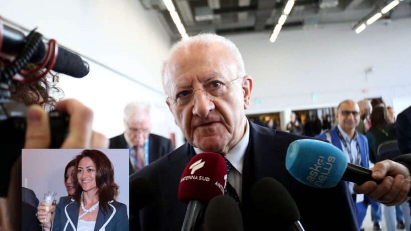 La compagna di De Luca a processo. Lui sbaglia contratto a 600 persone