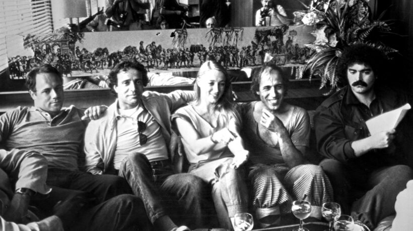Carlo Verdone, Enrico Montesano, Eleonora Giorgi, Adriano Celentano e Diego Abatantuono (Ansa)
