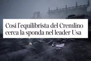 Lo zar tratta e i media tifano contro l’accordo