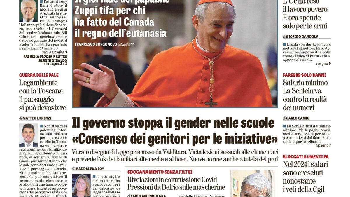 Oggi in edicola