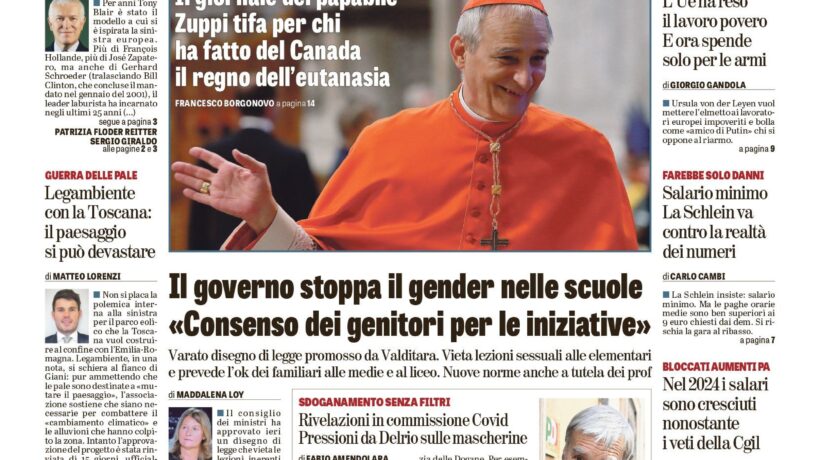 Oggi in edicola
