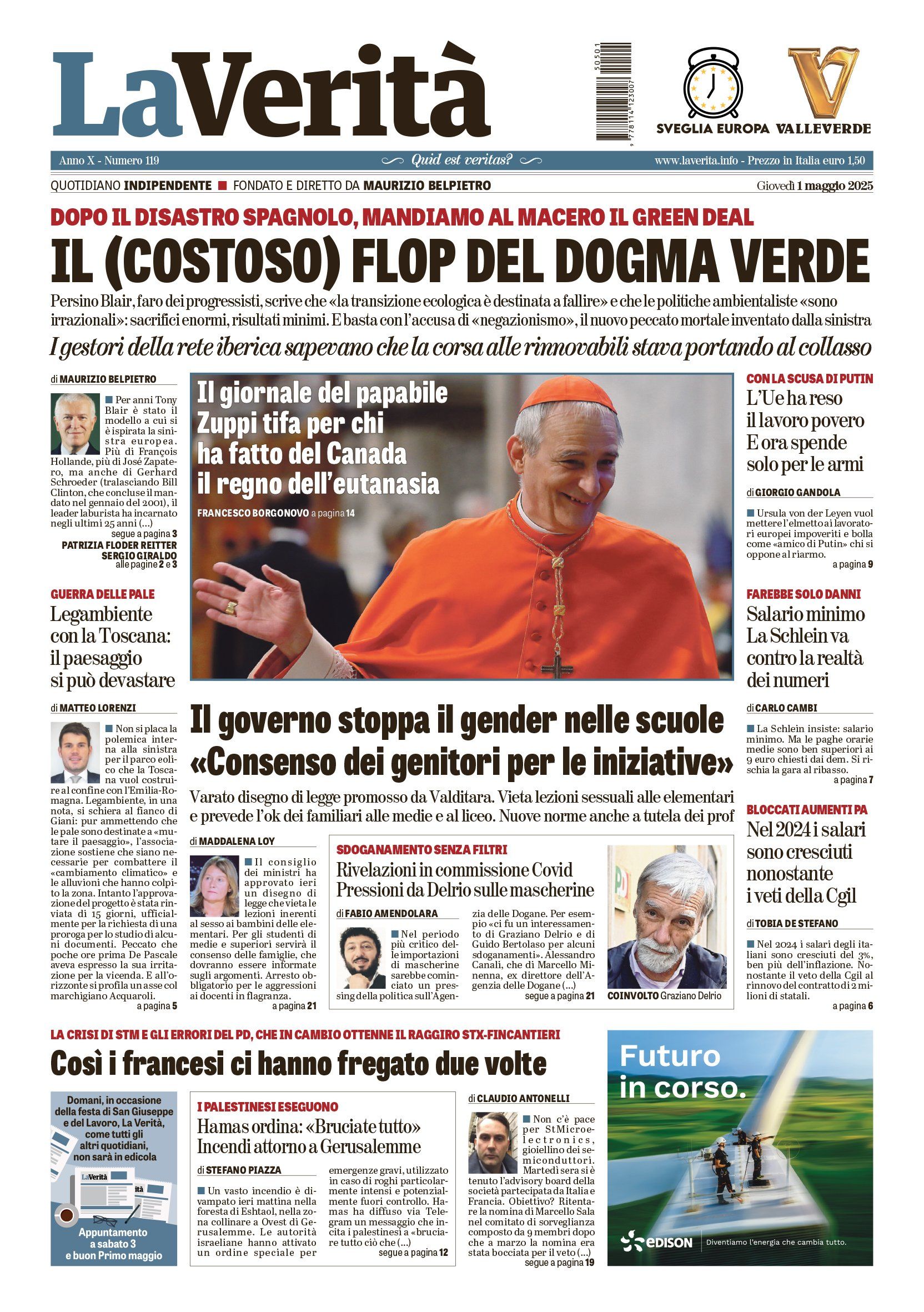Oggi in edicola