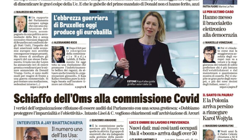 Oggi in edicola