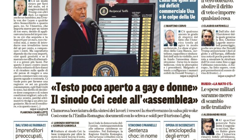 Oggi in edicola