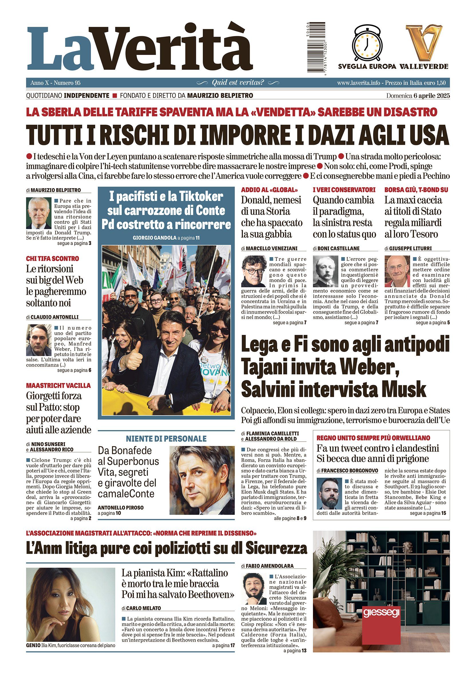 Oggi in edicola