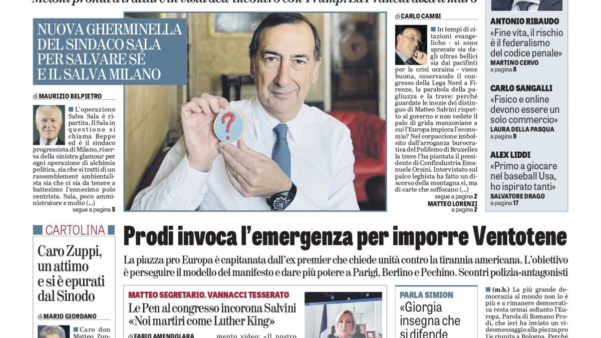 Oggi in edicola