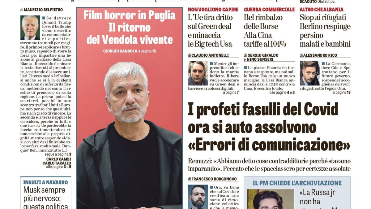 Oggi in edicola