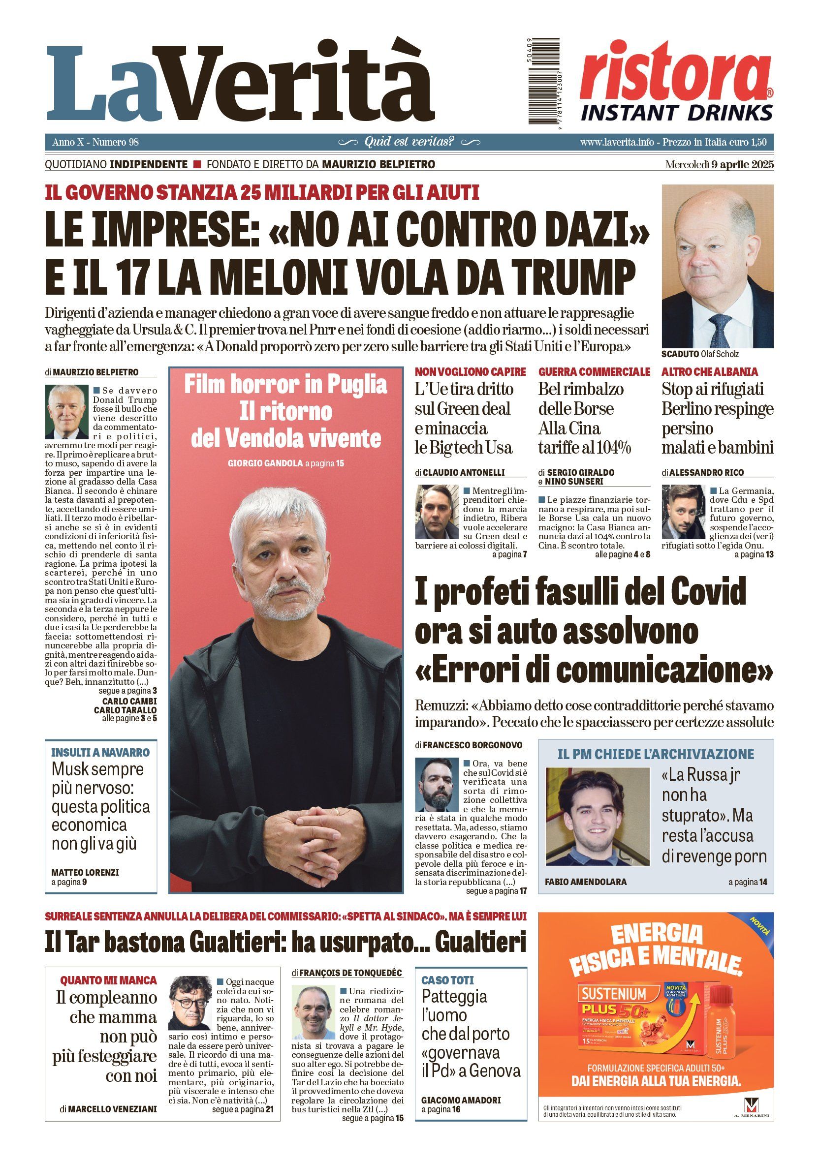 Oggi in edicola