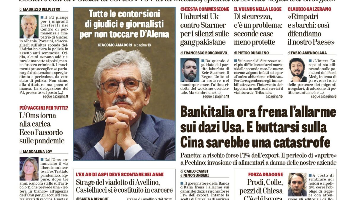 Oggi in edicola