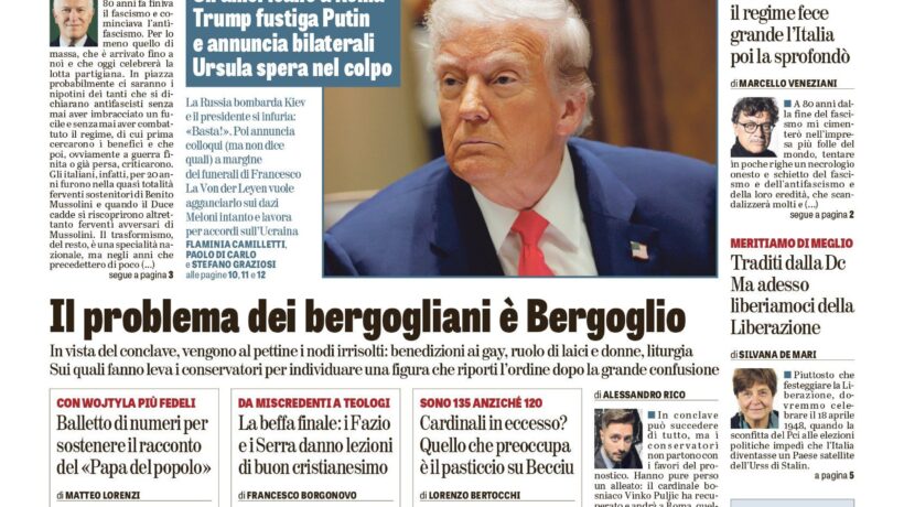 Oggi in edicola
