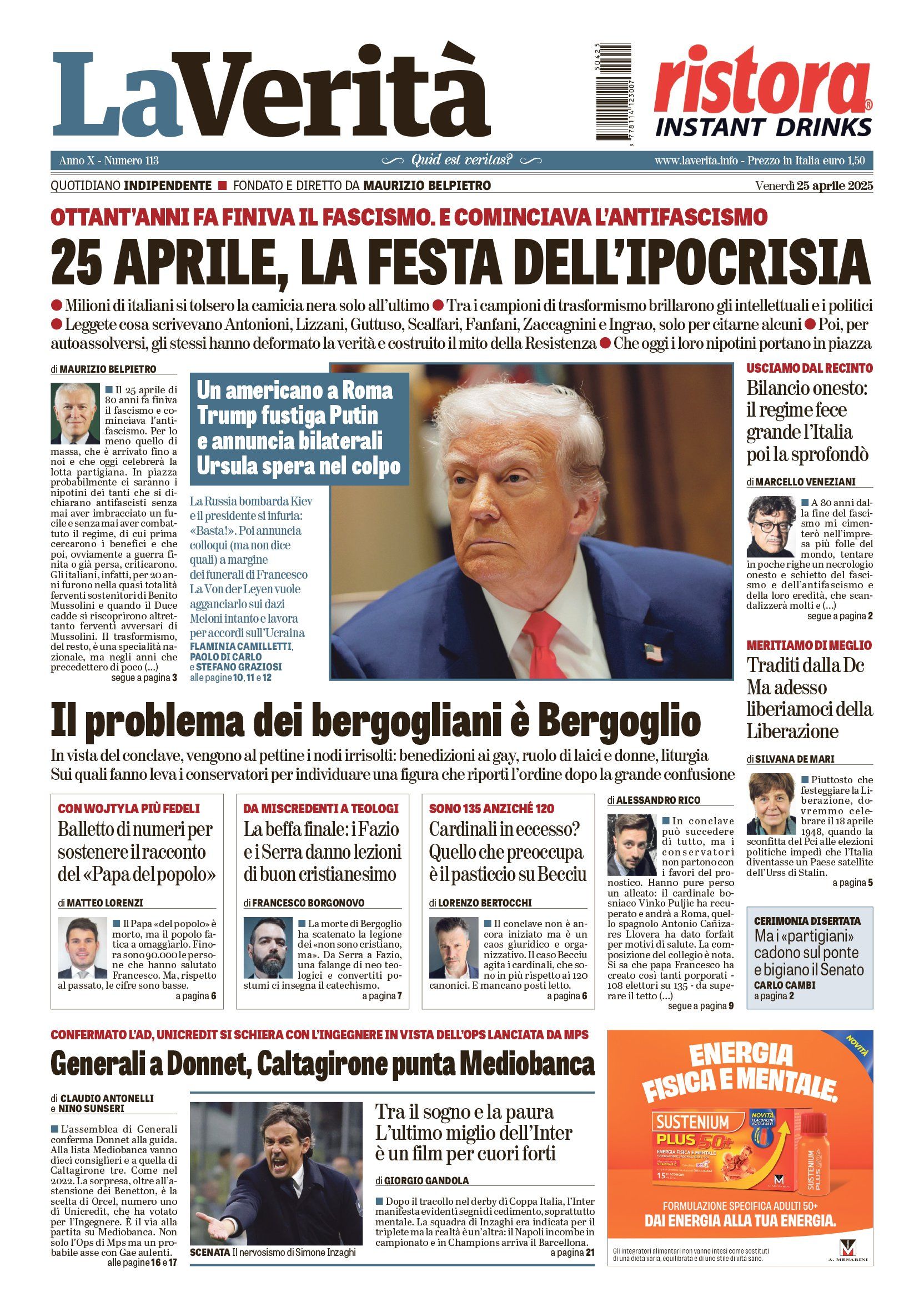 Oggi in edicola