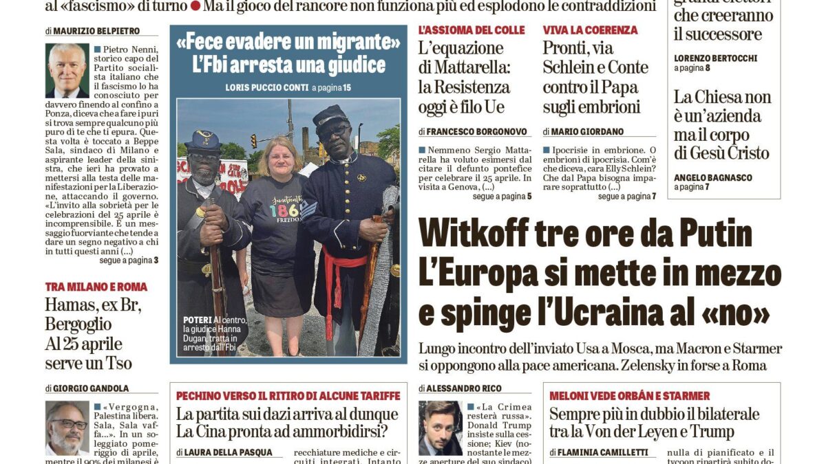 Oggi in edicola