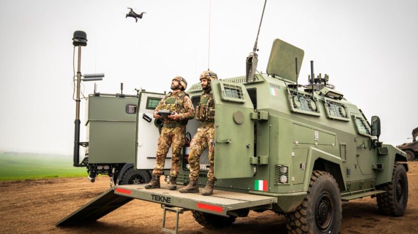 Uso di droni durante l'esercitazione «Scudo 25» (Esercito Italiano)