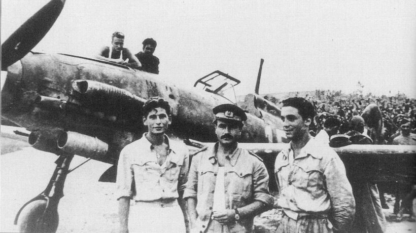 Il primo a sinistra è Aurelio Morandi. Al suo fianco, Adriano Visconti
