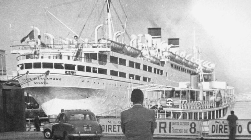 Il Conte Biancamano a Napoli dopo il suo ultimo viaggio nel 1960