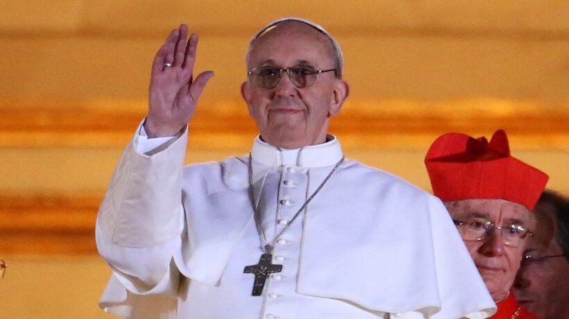 Papa Francesco il giorno dell'elezione il 13 marzo 2013 (Getty Images)