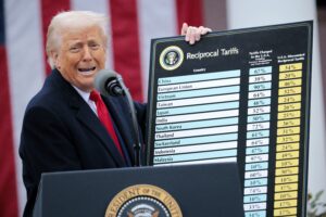 Trump, ecco i dazi: 25% sulle auto, 20% all’Ue