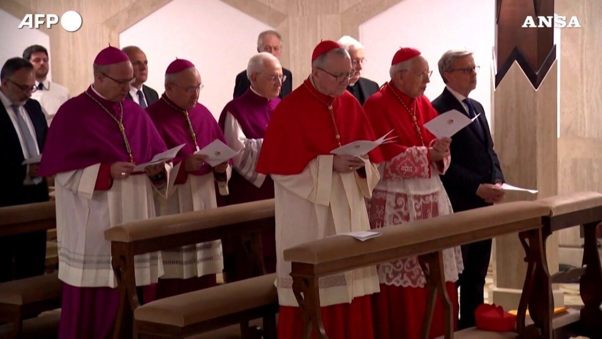 Il corpo di Papa Francesco in Santa Marta