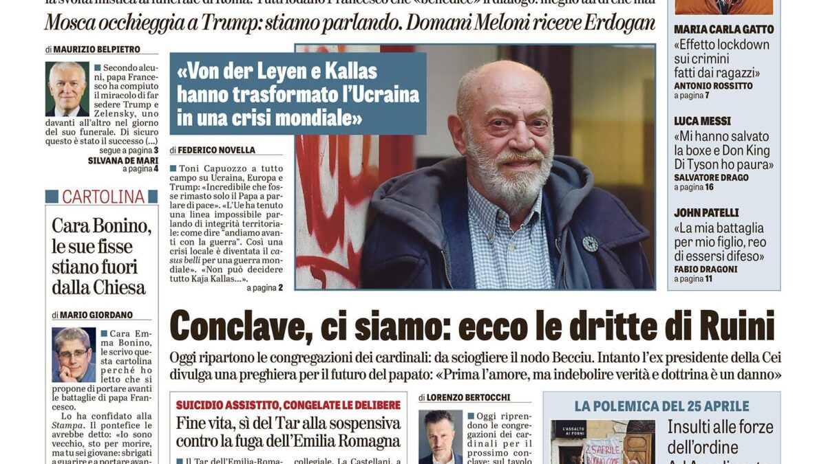 Oggi in edicola