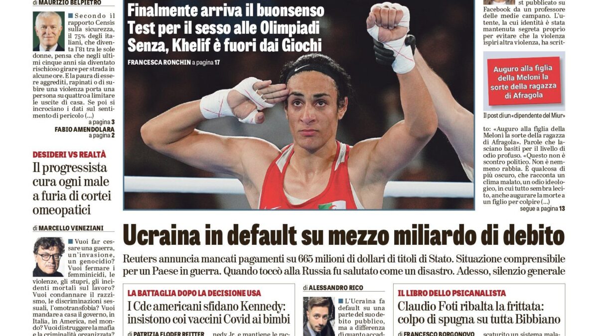 Oggi in edicola