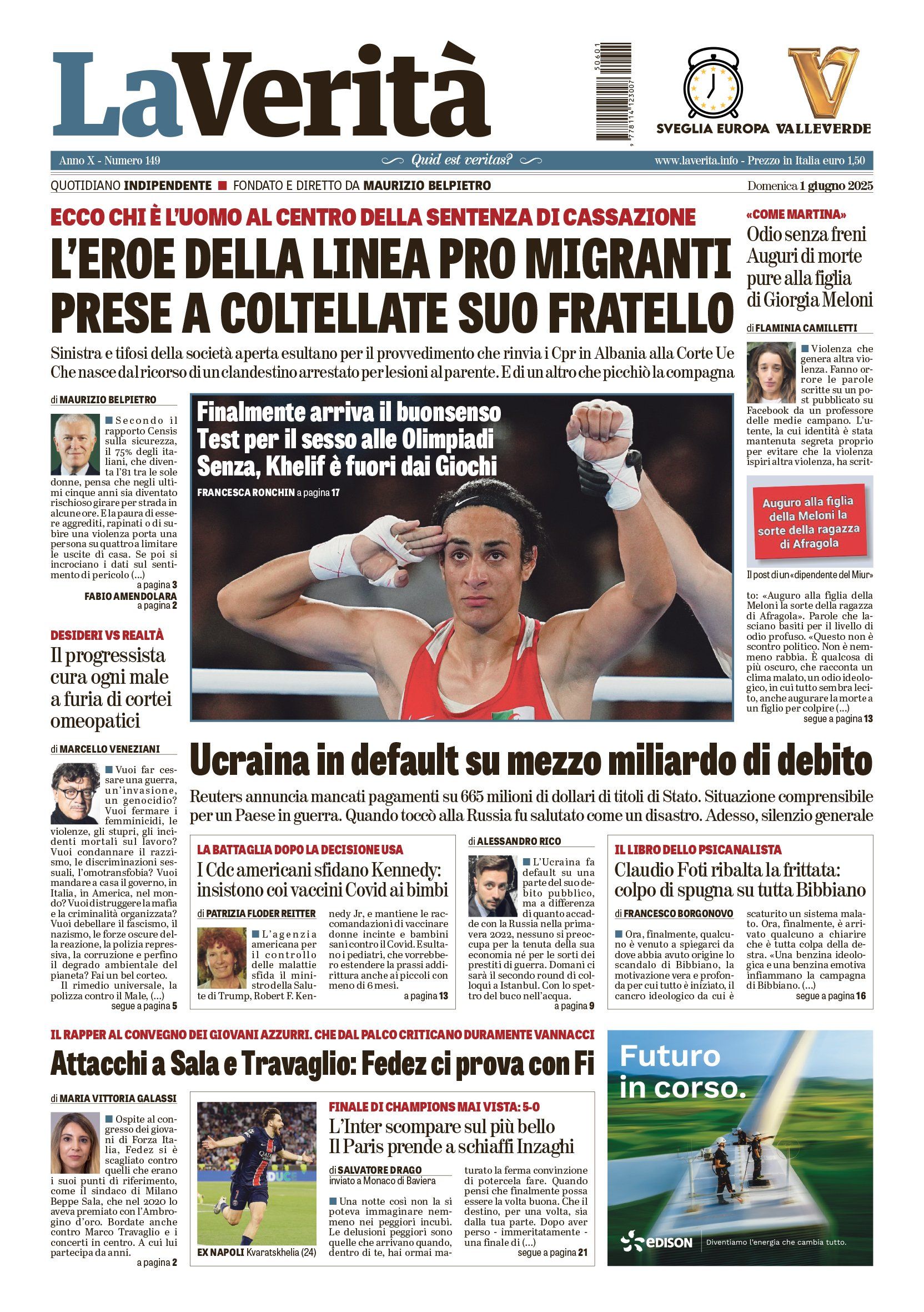 Oggi in edicola