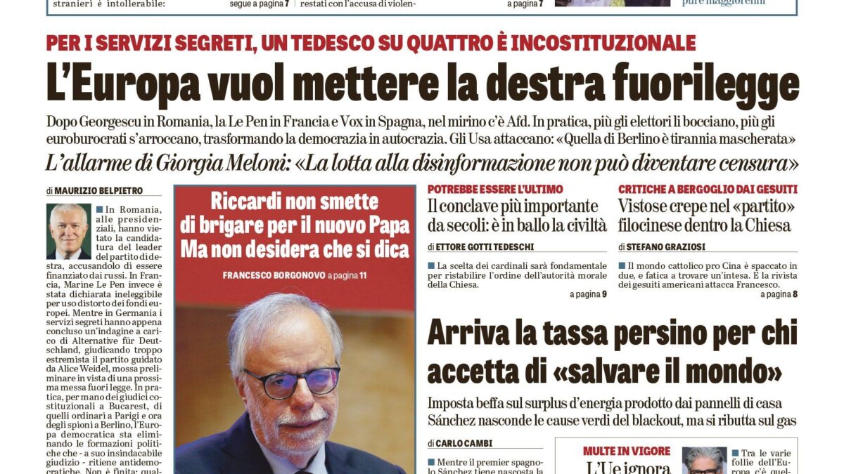 Oggi in edicola
