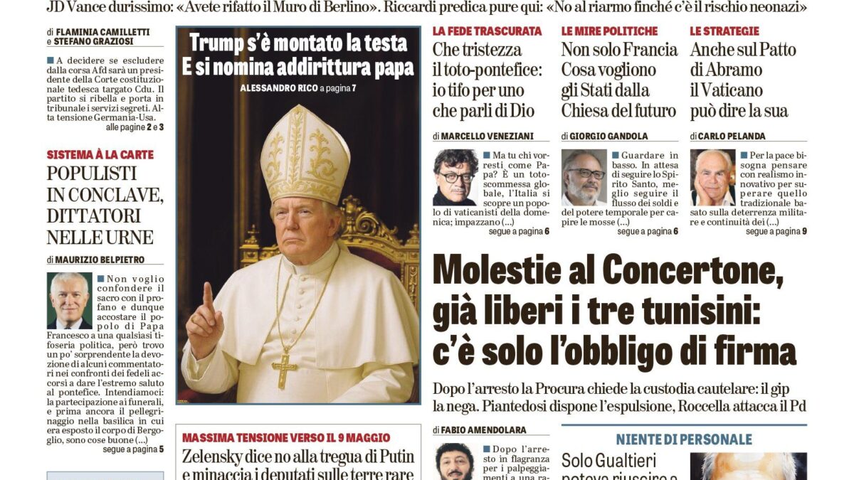 Oggi in edicola