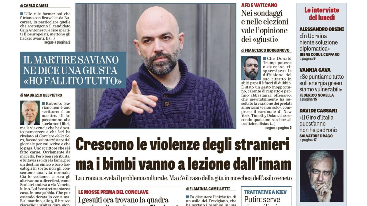 Oggi in edicola