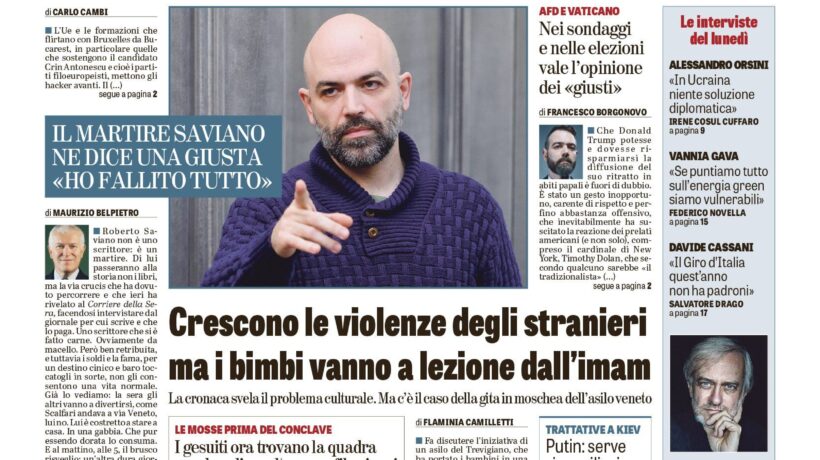Oggi in edicola