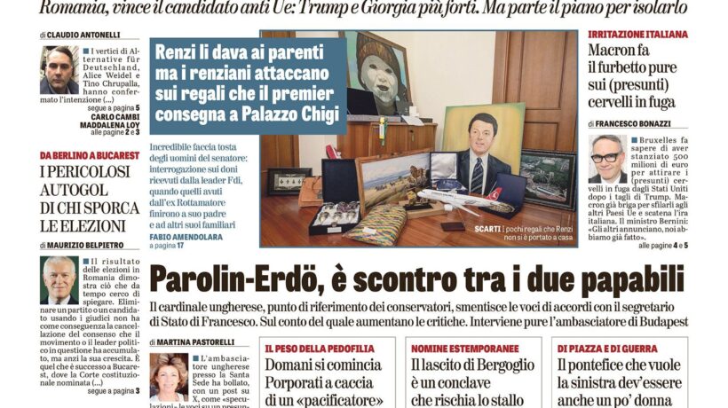Oggi in edicola