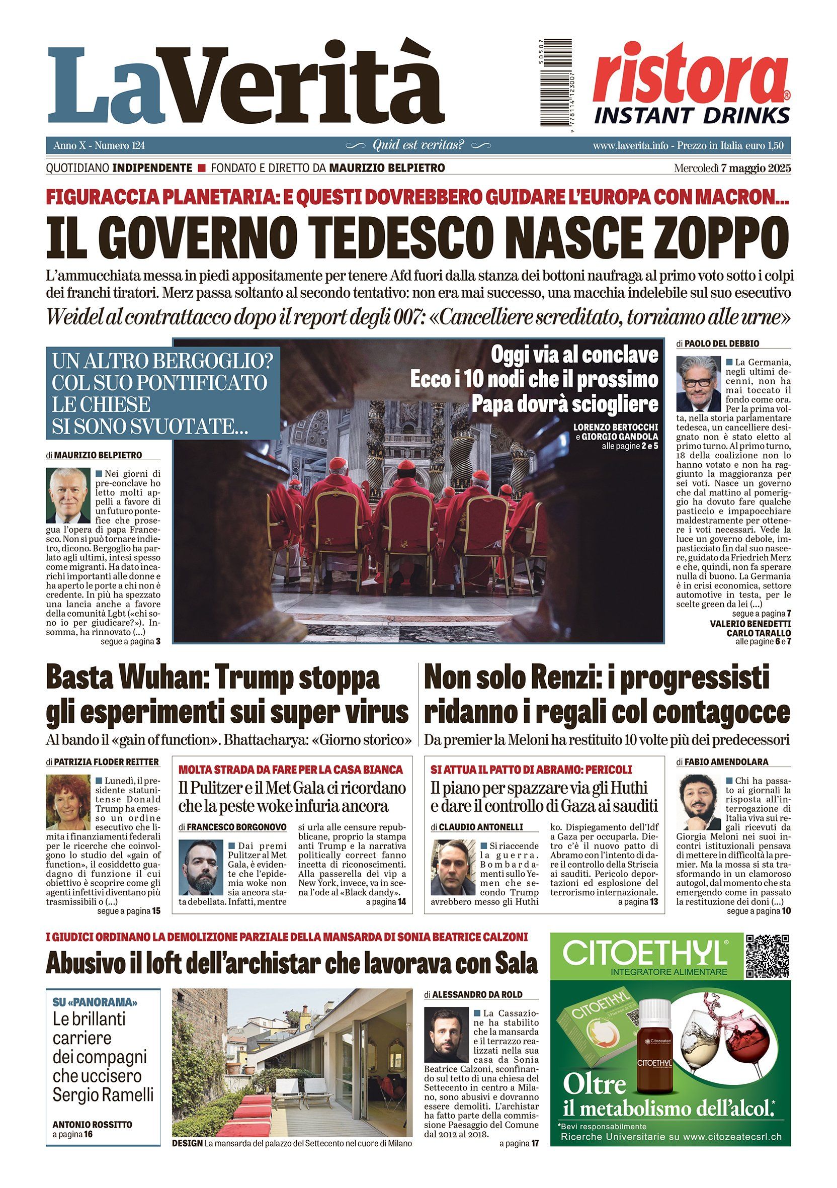 Oggi in edicola