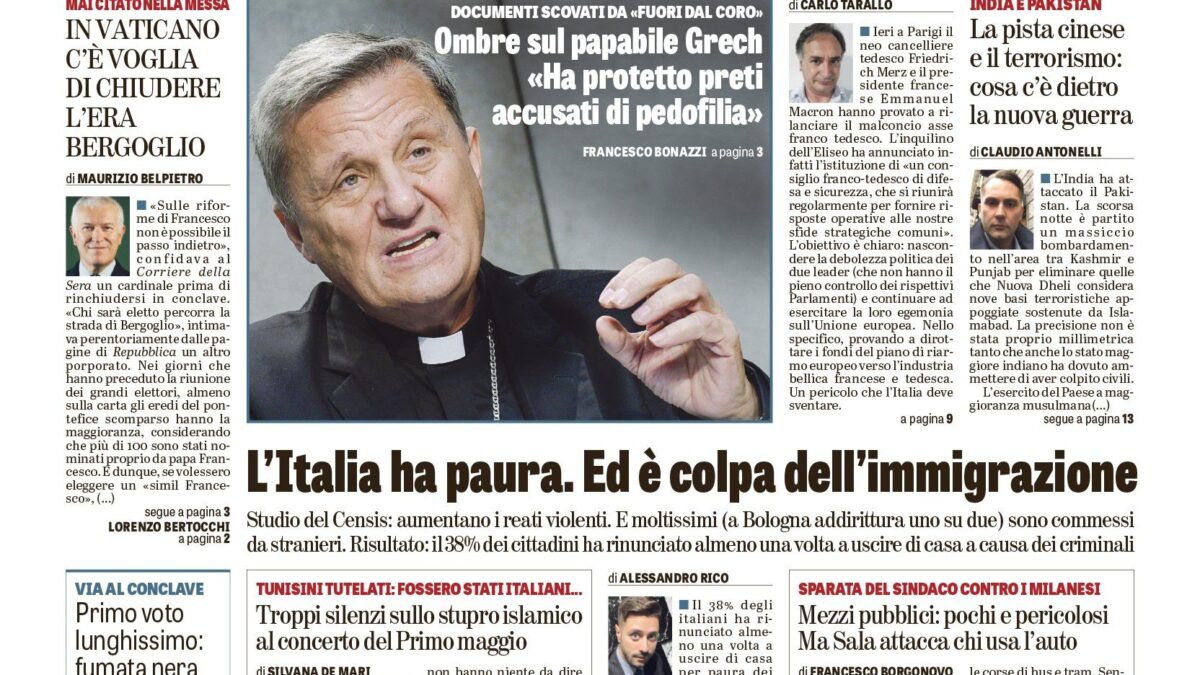 Oggi in edicola
