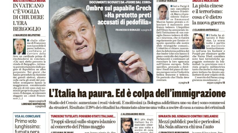 Oggi in edicola