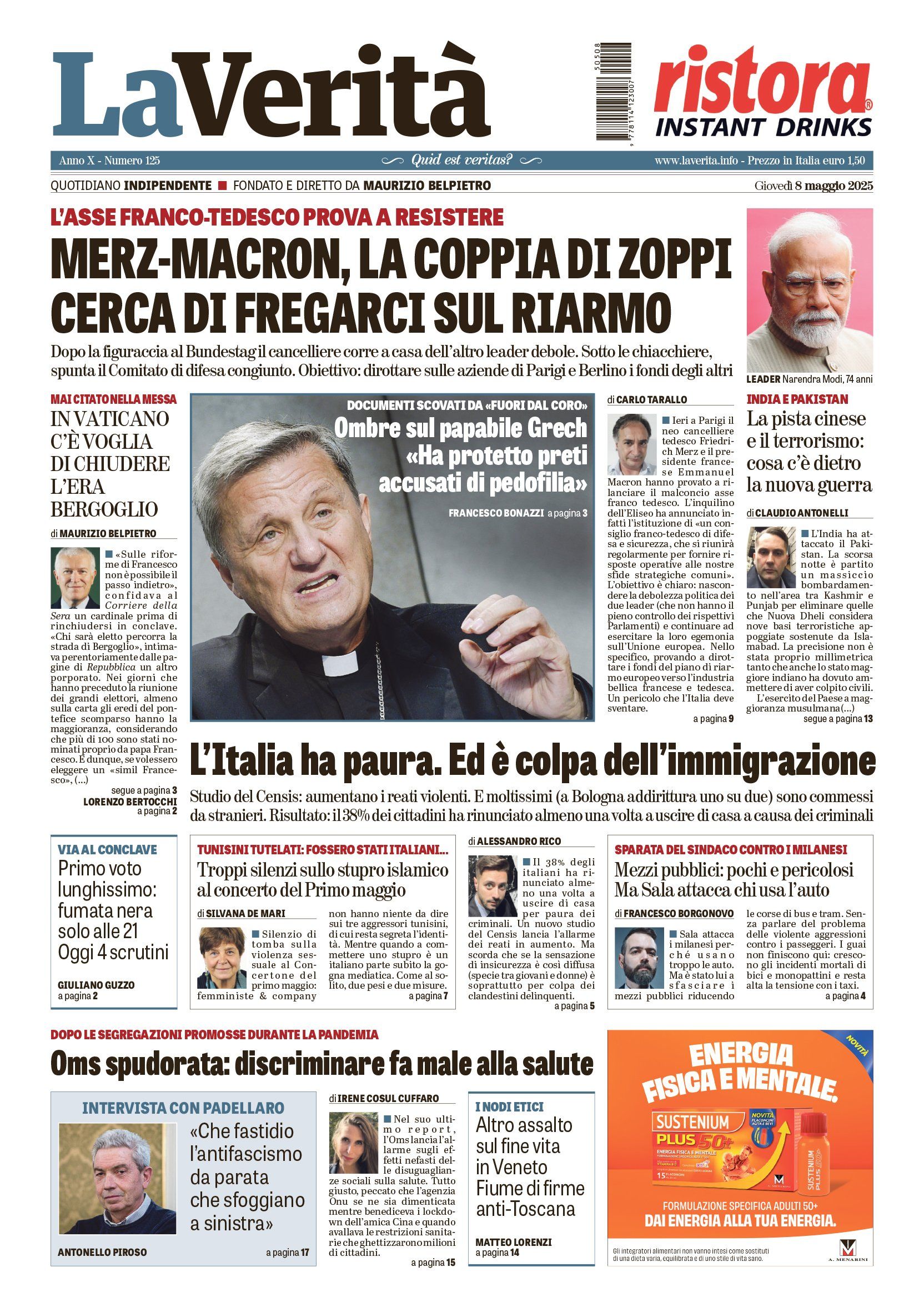 Oggi in edicola