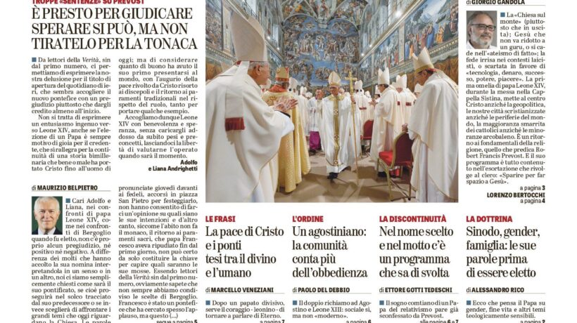 Oggi in edicola