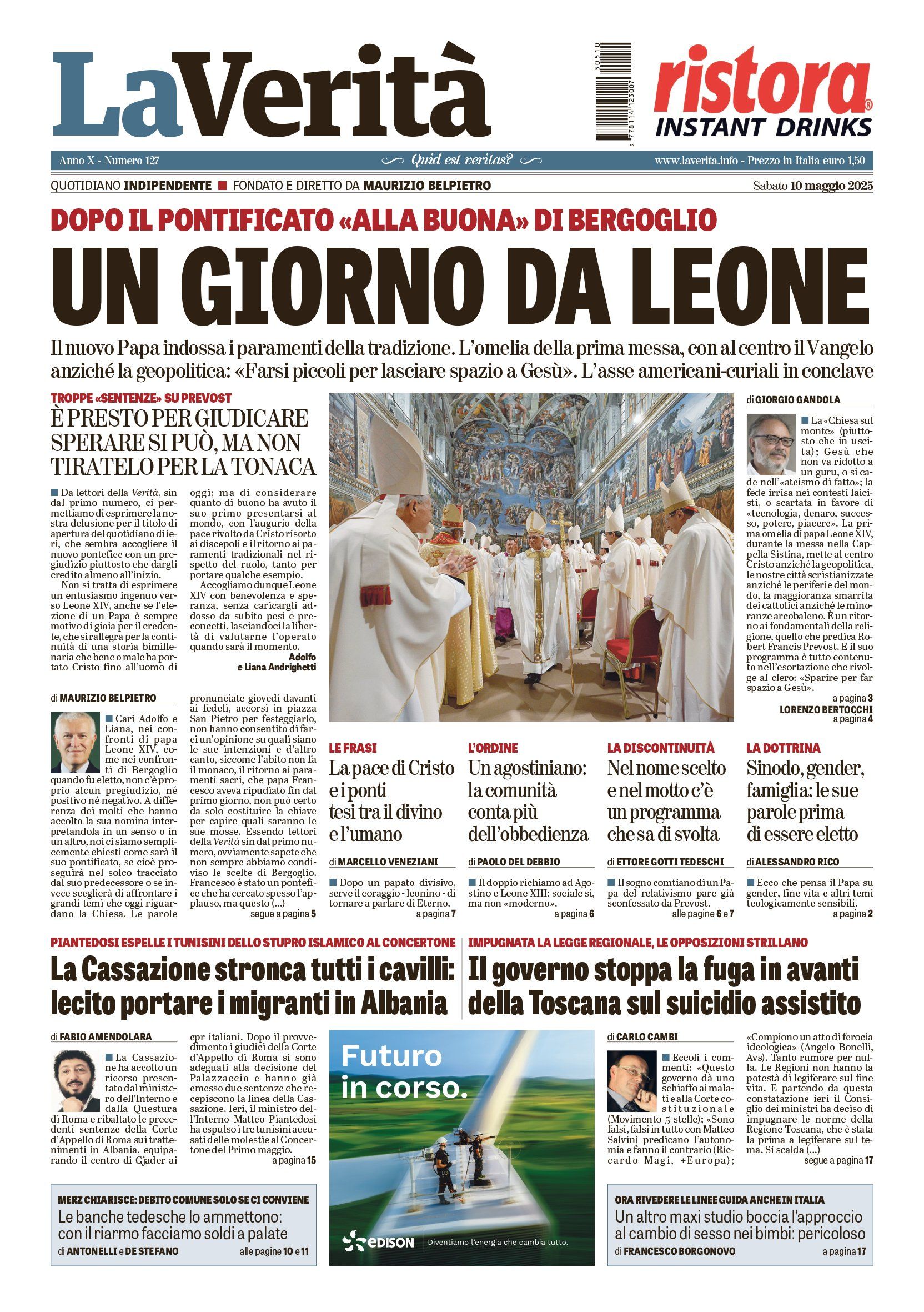 Oggi in edicola