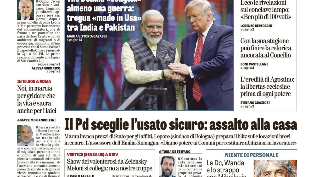 Oggi in edicola